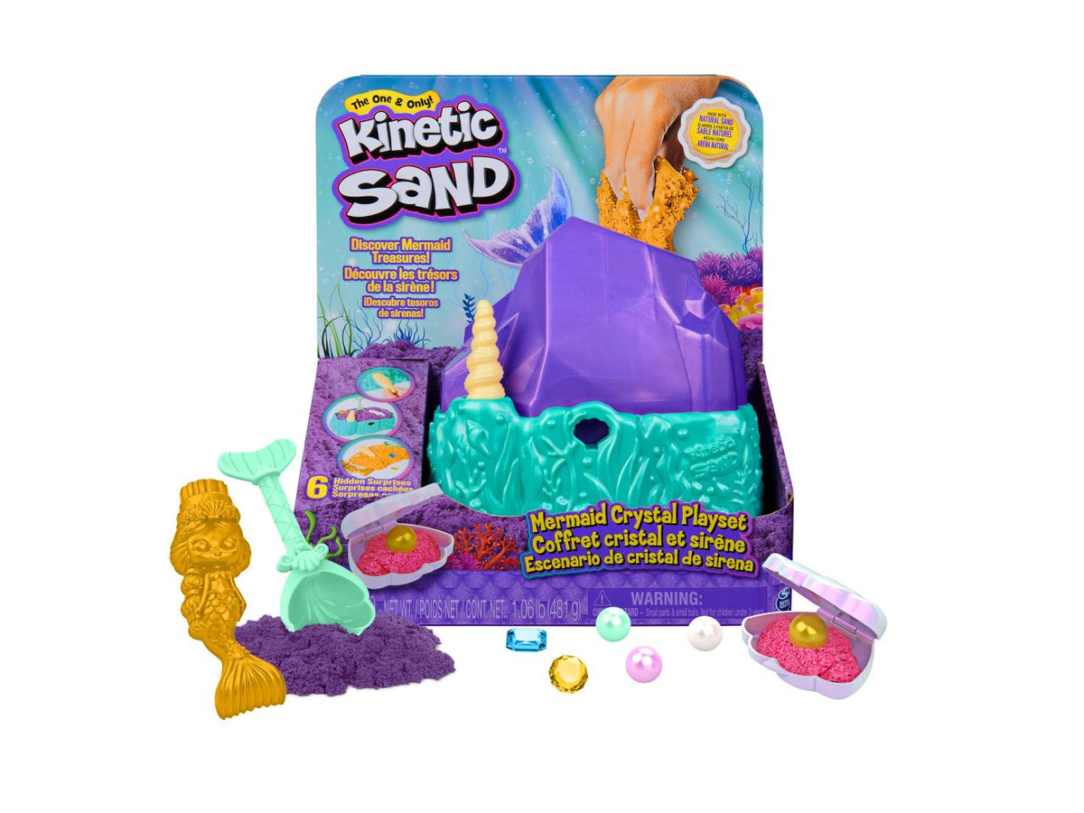 Kinetic sand playset cristallo della sirenetta $