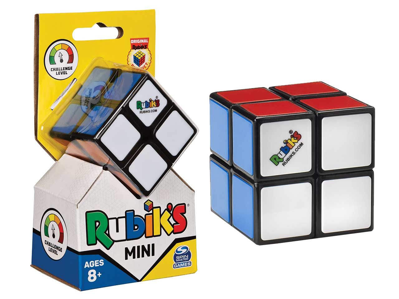 Rubik's il cubo 2x2 mini in vassoio