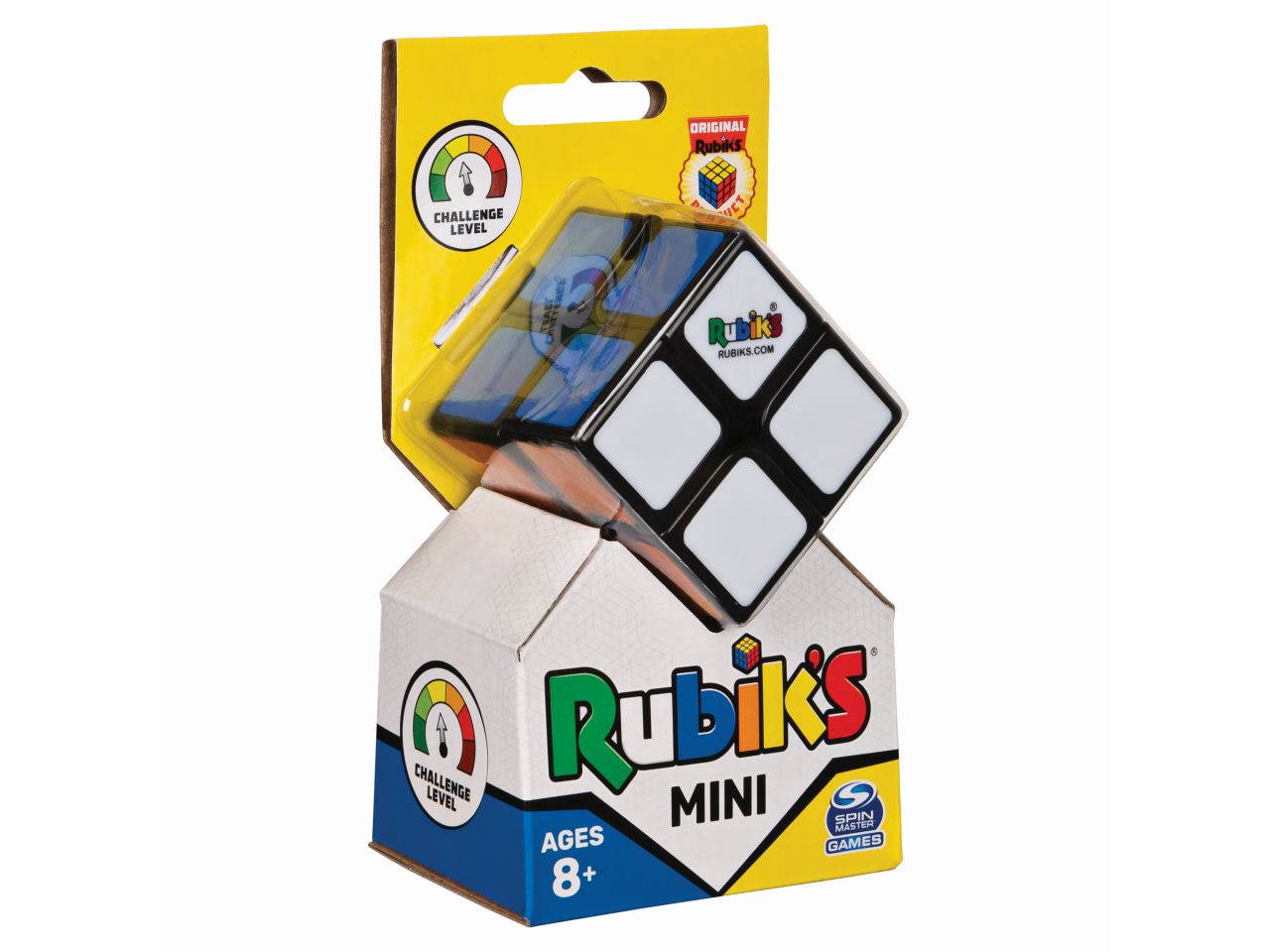 Rubik's il cubo 2x2 mini in vassoio