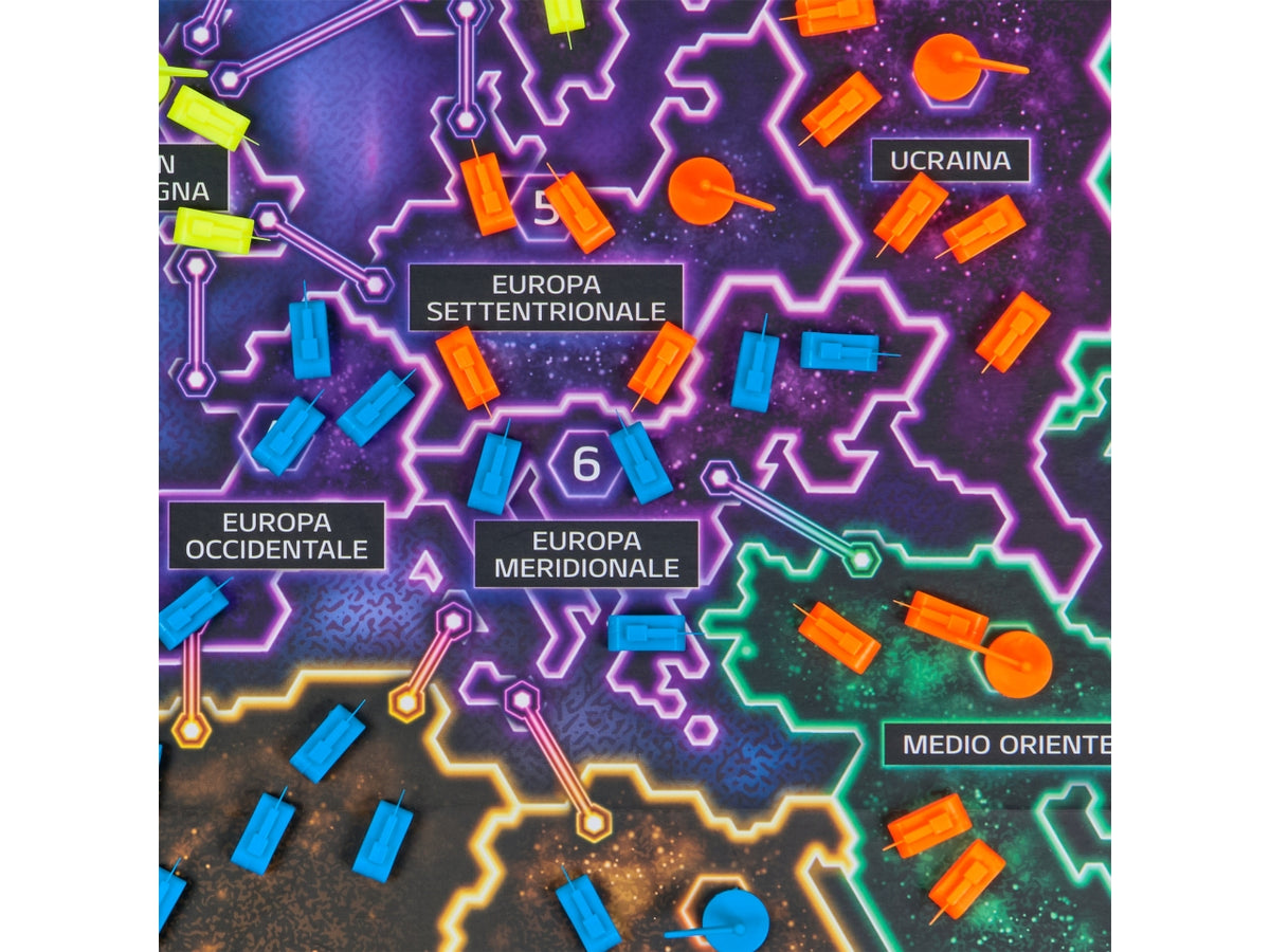 Risiko! Deluxe: Gioco da Tavolo Strategico, Carta e Plastica, Multicolore, Età 10+, Plancia Extra Large, Obiettivi Segreti - Spin Master