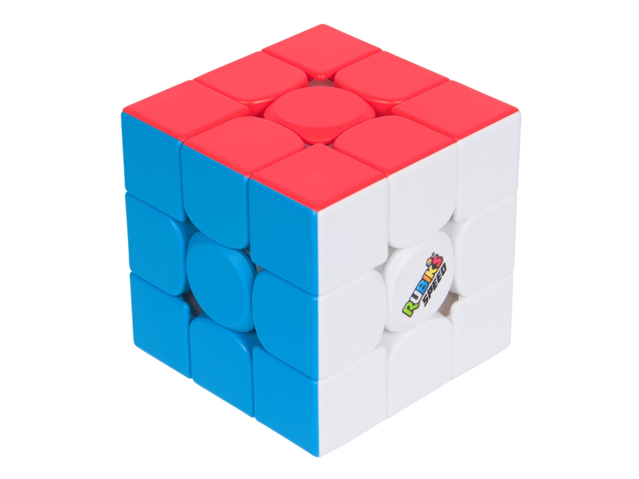 Cubo Rubik's 3x3 Speed: Plastica Multicolore, Magneti per Stabilità , Età 8+, Design Senza Adesivi, Pre-lubrificato - Spin Master