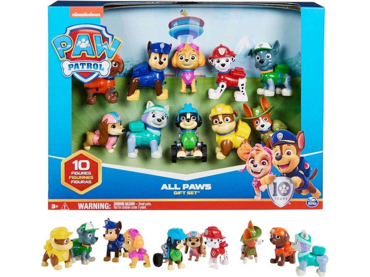 Paw Patrol all paws gift pack da 10 personaggi