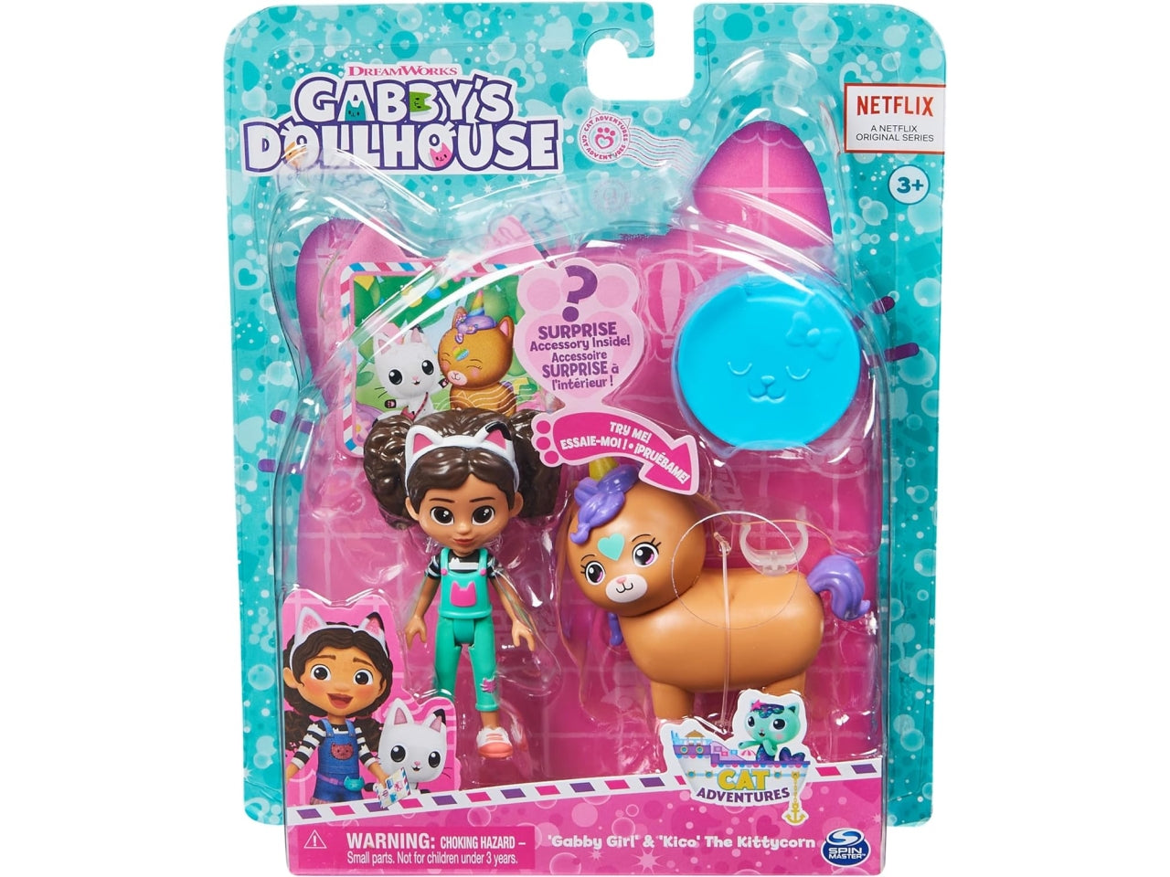Gabby's Dollhouse e Kittycorn con scatola sorpresa, per bambine di 3+ anni - Spin Master