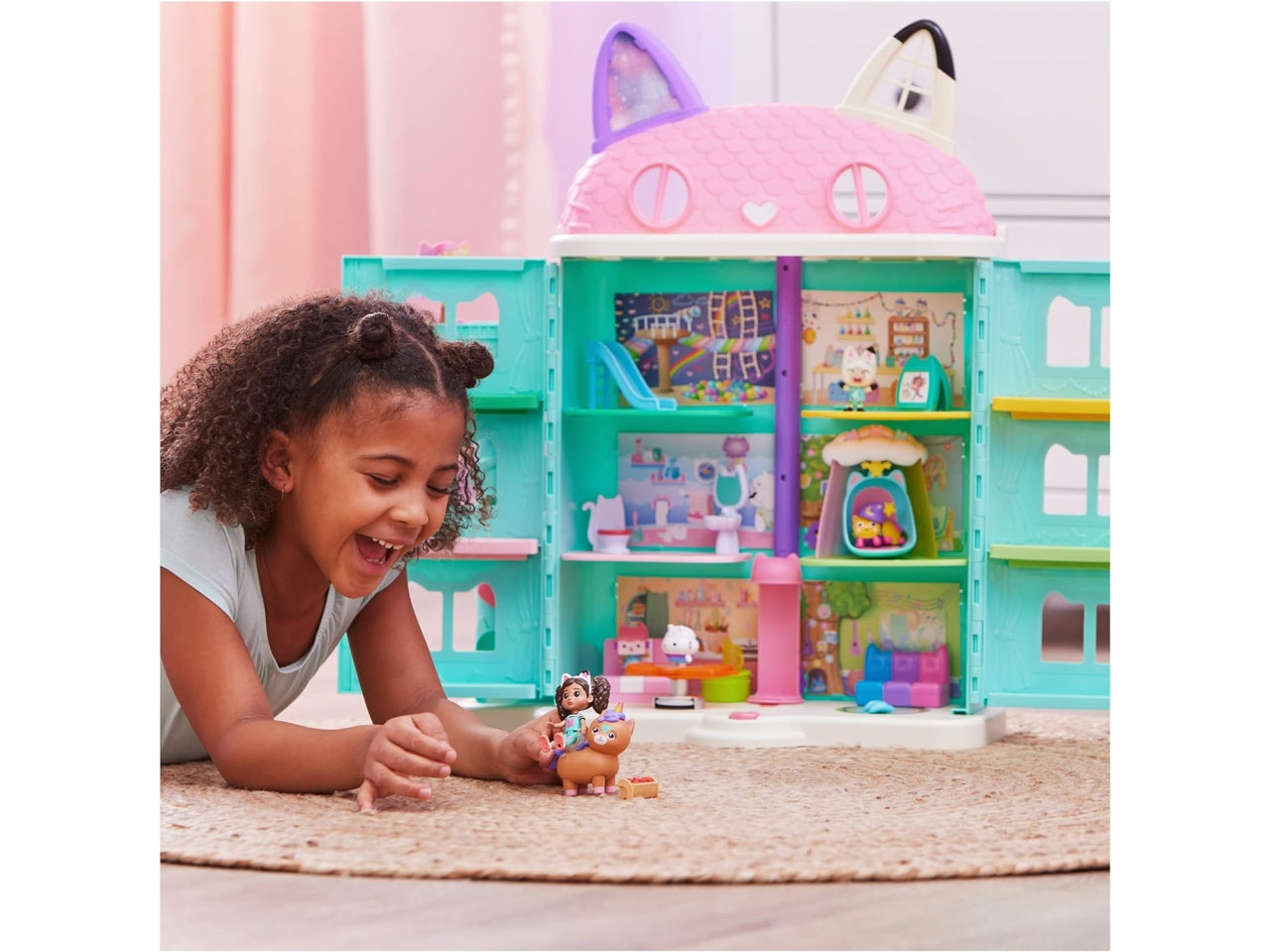 Gabby's Dollhouse e Kittycorn con scatola sorpresa, per bambine di 3+ anni - Spin Master