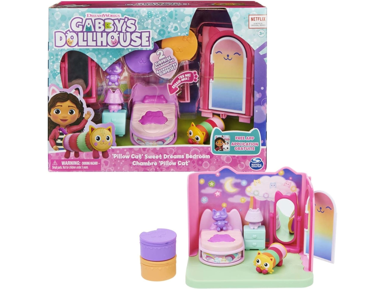 Gabby' Dollhouse le stanze della casa camera da letto