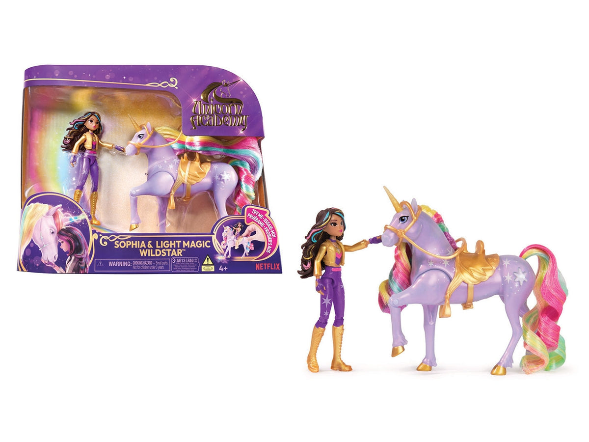 Unicorn academy small doll sophia & light magic wildstar | Spin Master $