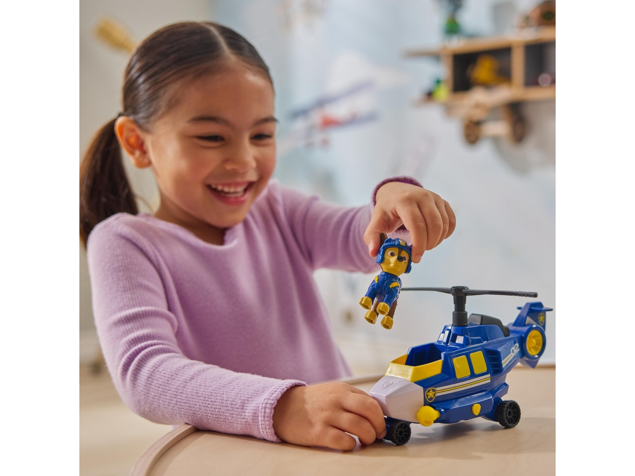 Paw patrol veicolo tematizzato air rescue chase