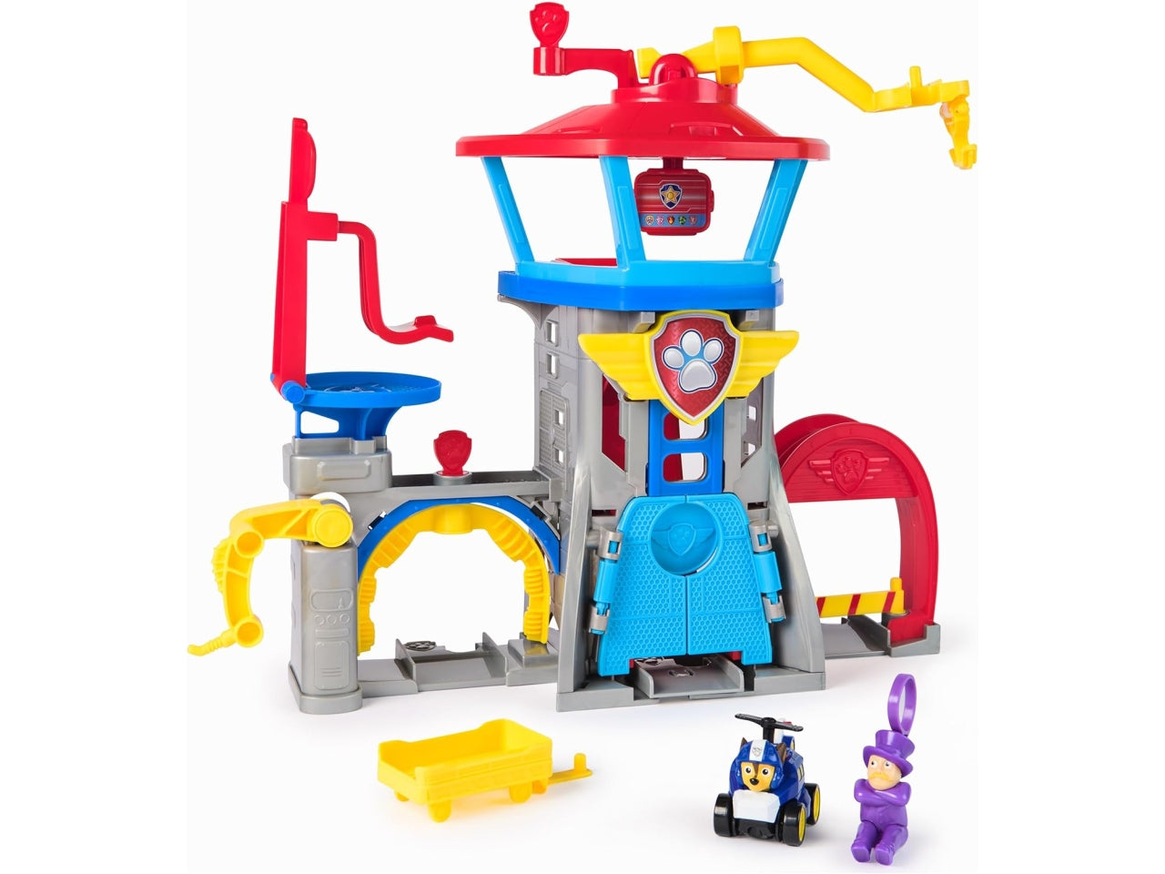Paw patrol playset torre di controllo pup squad air rescue