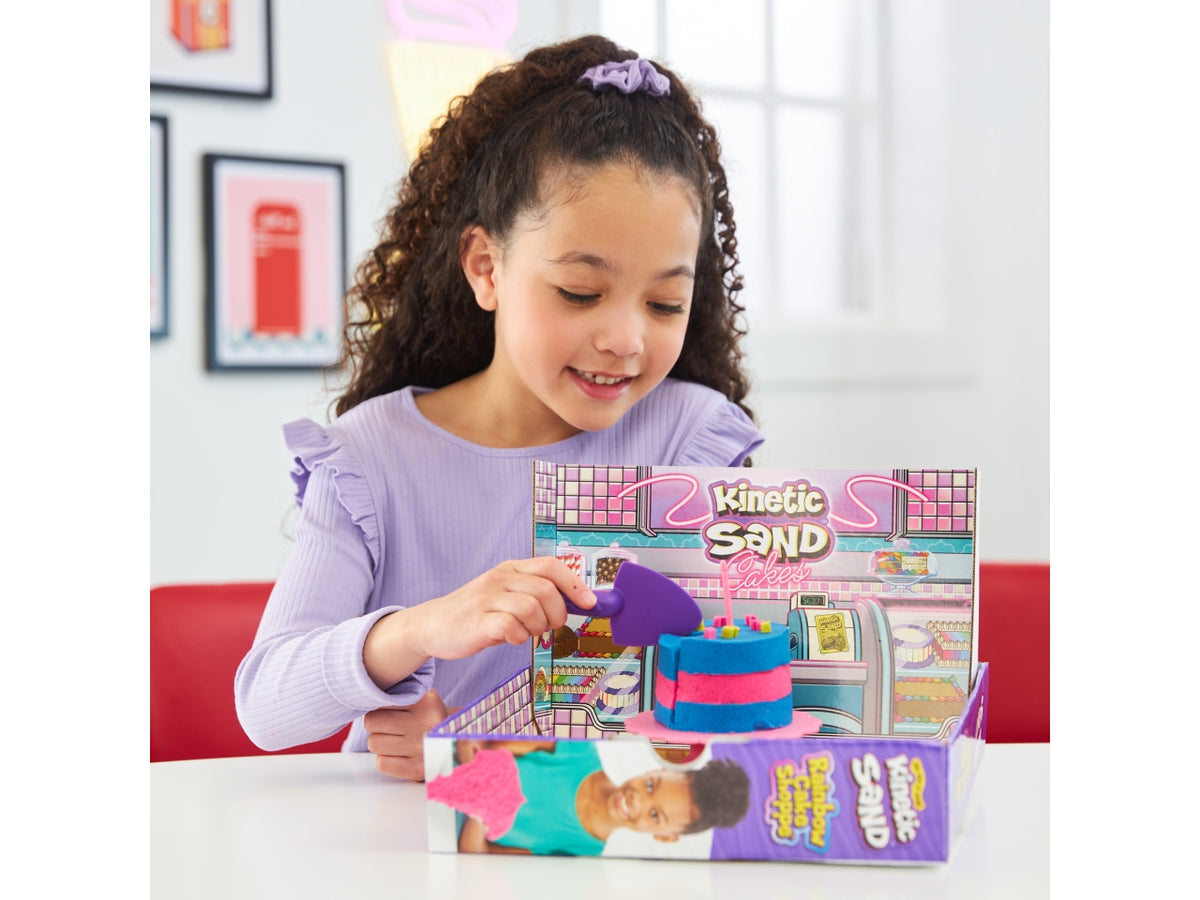 Kinetic sand torte arcobaleno $