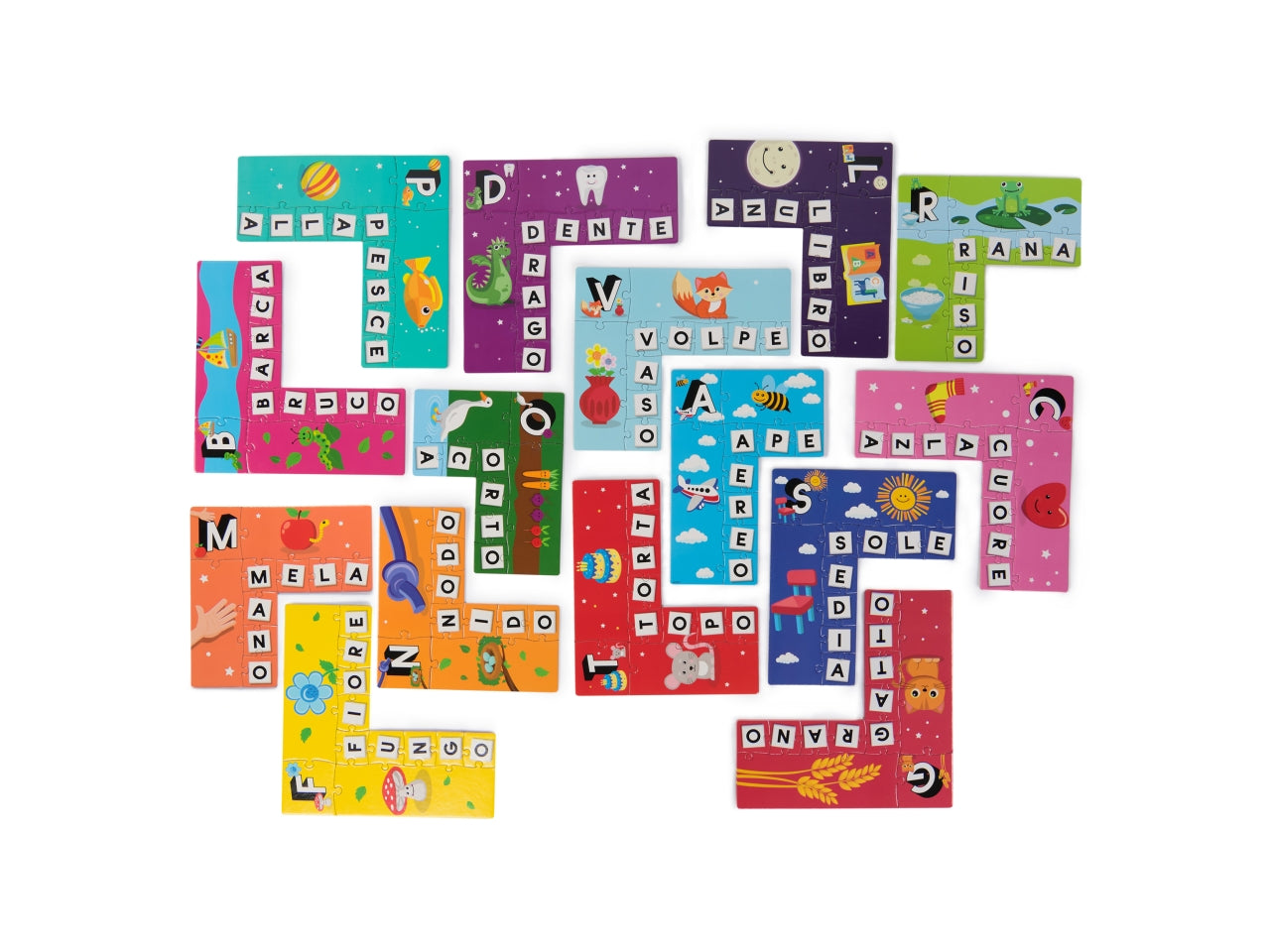 Scarabeo imparando l'abc puzzle