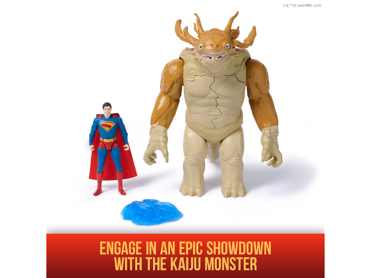 Superman movie kaiju vs superman con slime