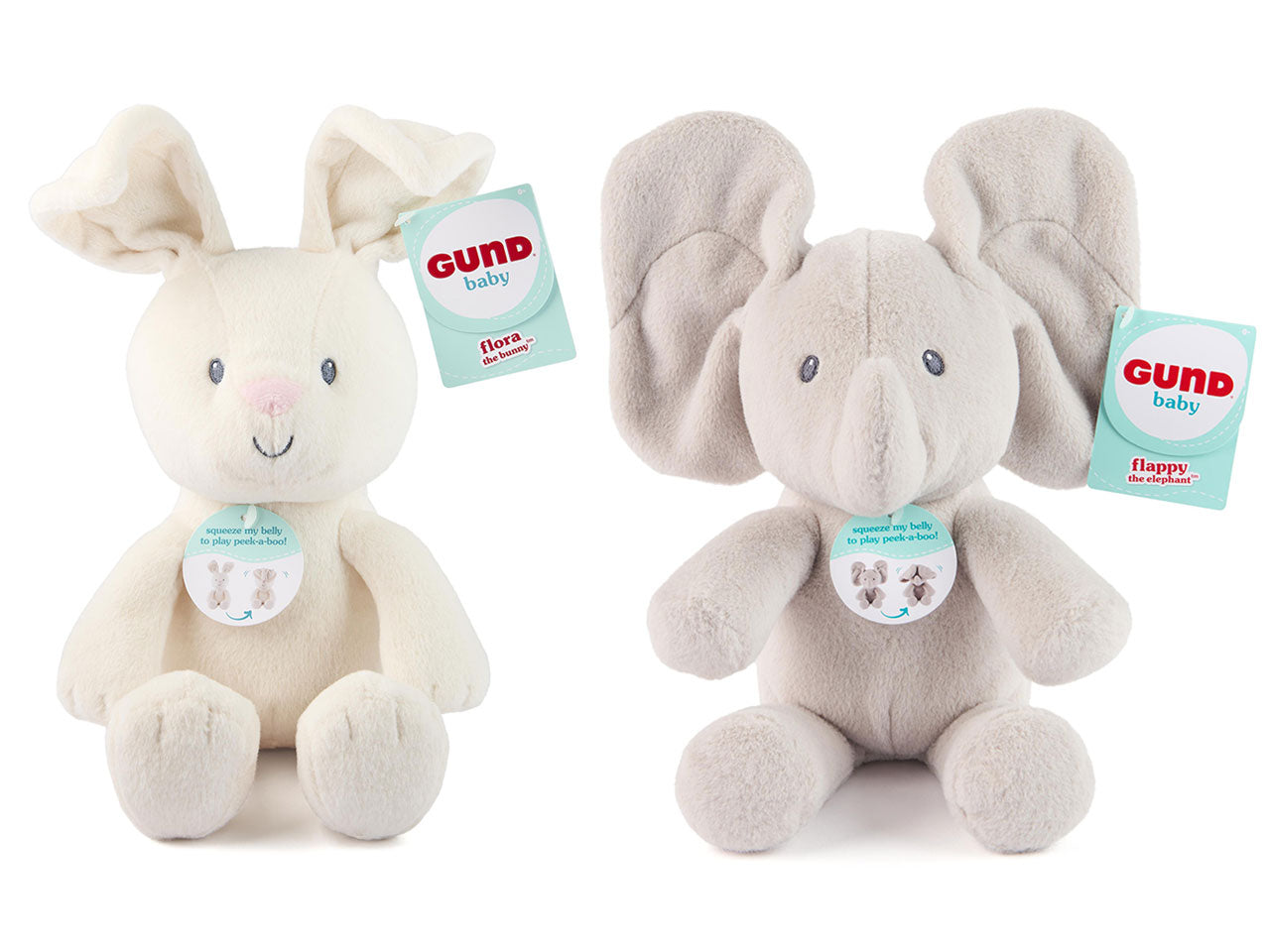 Gund mini flappy e flora cucù