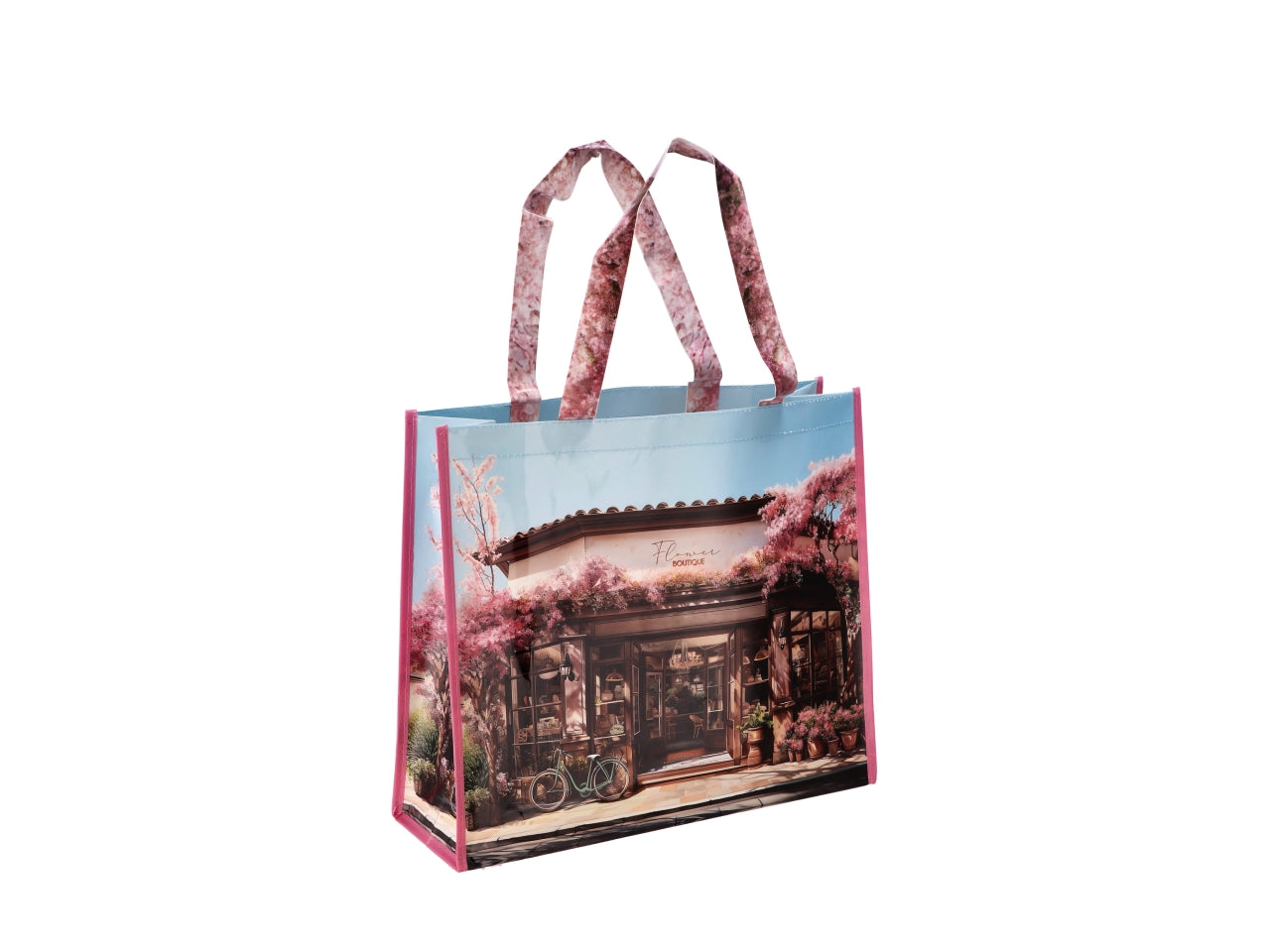 Borsa 43x15xh.37cm con immagine 3 disegni assortiti