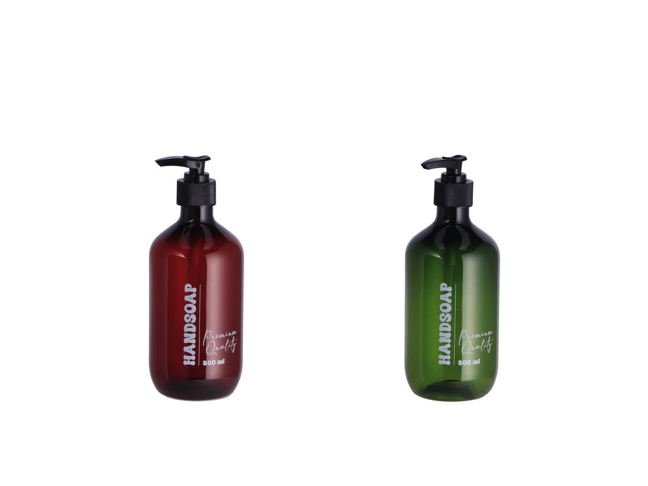 Dispenser in plastica d.8xh.19cm 500ml 2 colori assortiti