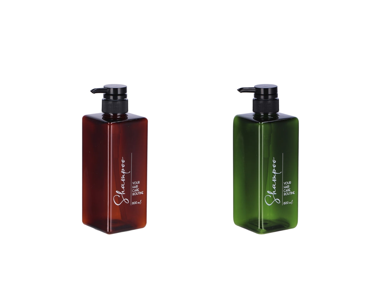 Dispenser in plastica 7x7h.20cm 600ml 2 colori assortiti