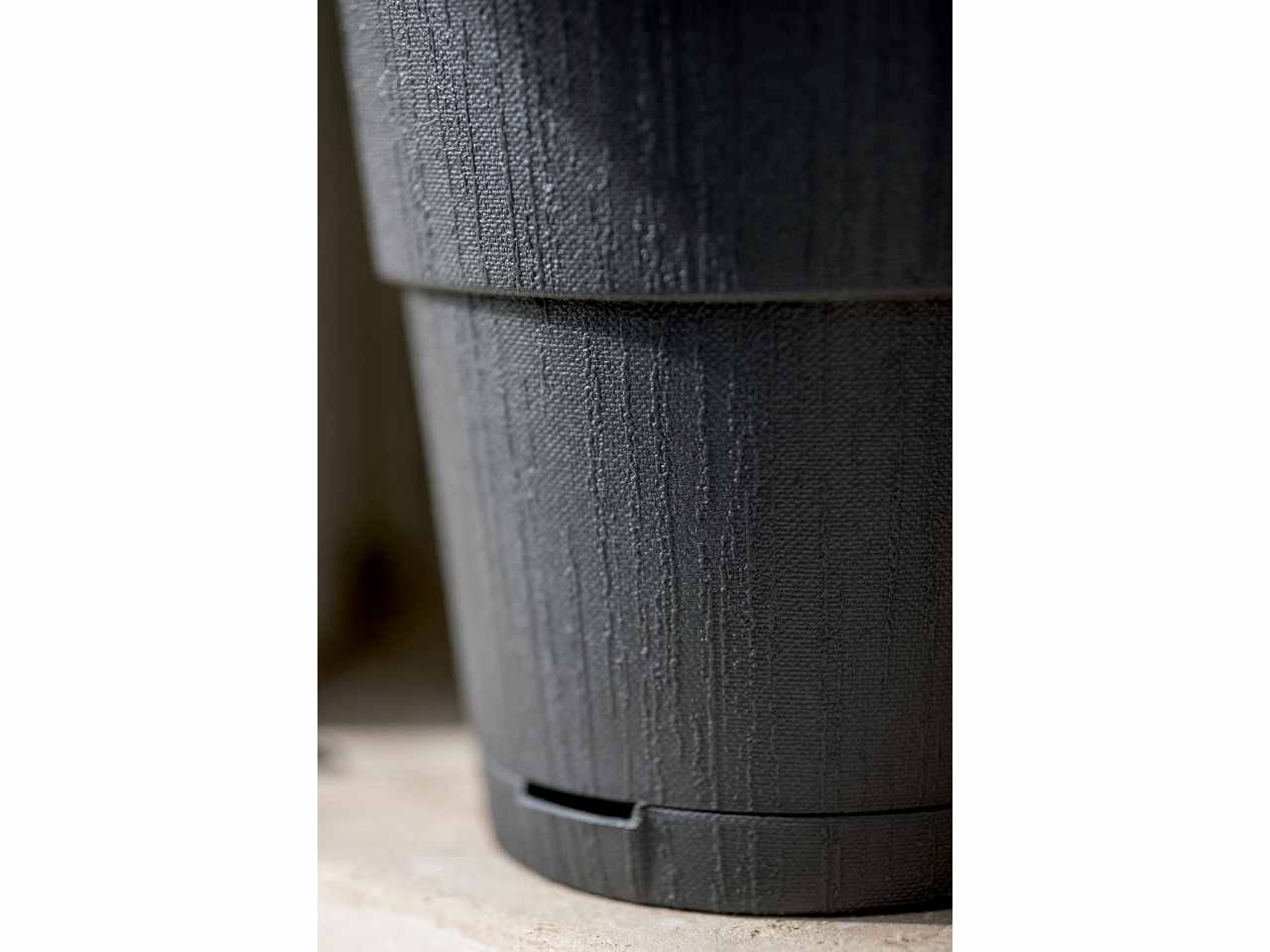 Vaso ethica d.15xh.15cm colore grafite