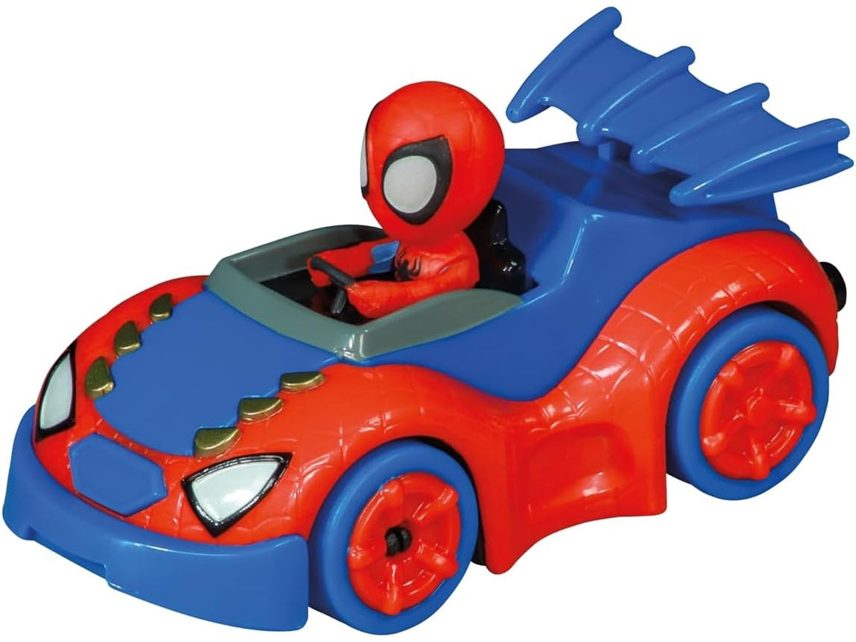 Pista giocattolo Spidey, it's spidey time! con due macchinine 3+ Carrera