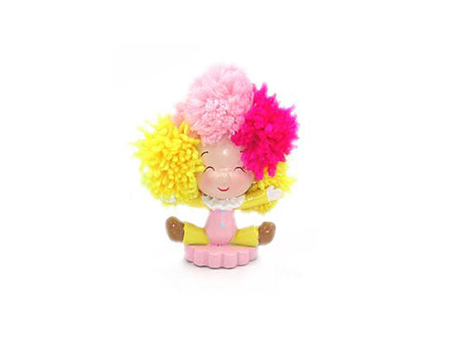 Clown resina rosa k192017p