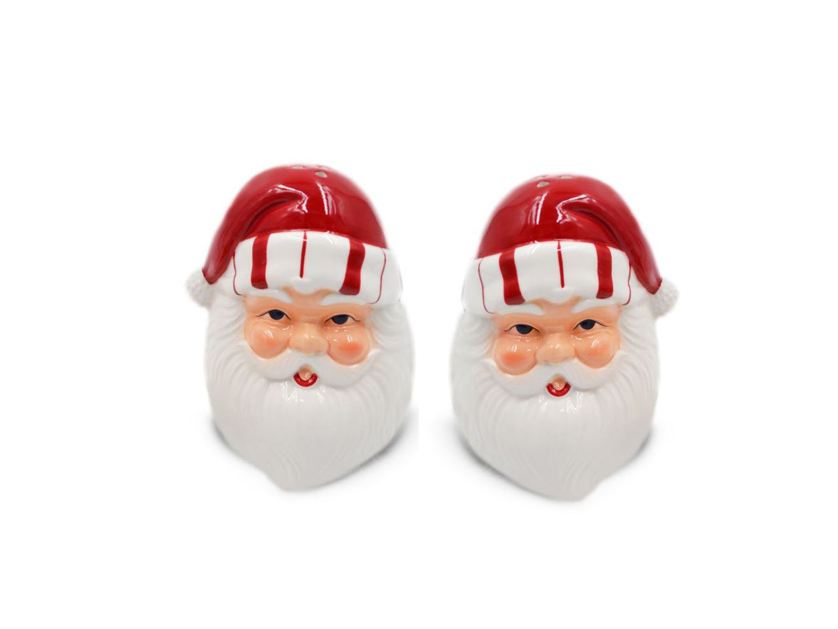 Babbo natale set sale e pepe 8x10cm in ceramica