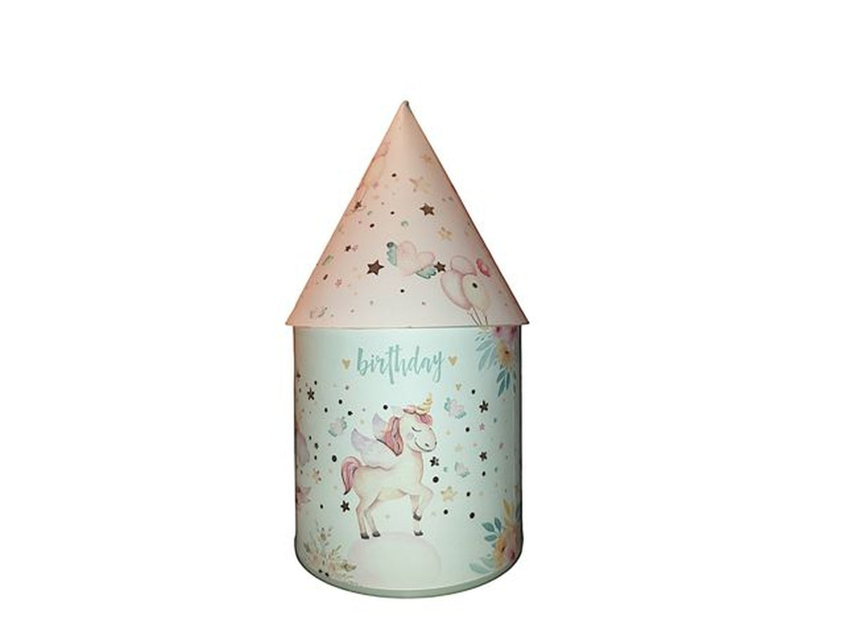 Cupoletta con luce 12x22cm di colore rosa