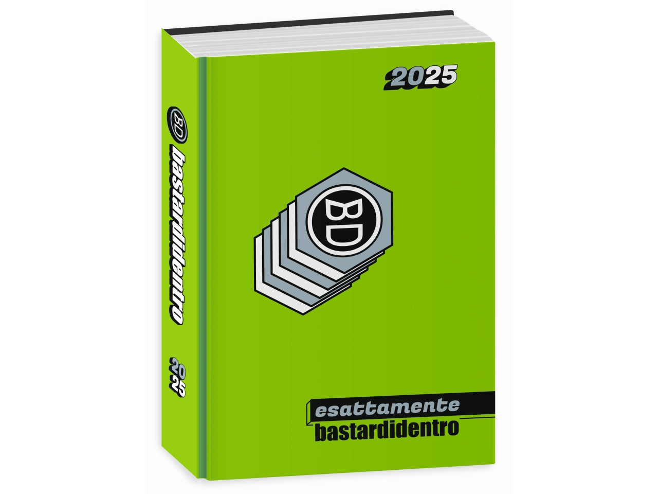 Diario scuola Bastardidentro color new, formato standard 16 mesi datato 2024/2025 assortito, 13,6x18,3 cm