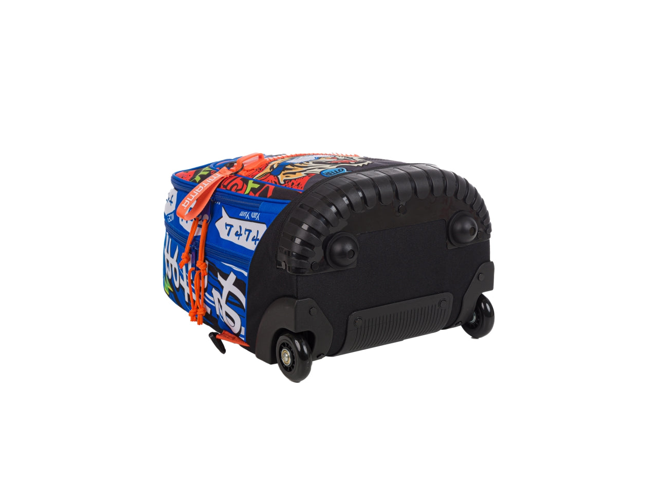 Zaino trolley scuola elementare Mitama, Run Boy in tessuto impermeabile assortiti con tasca laterale porta borraccia, 34x50x26 cm, 33 lt