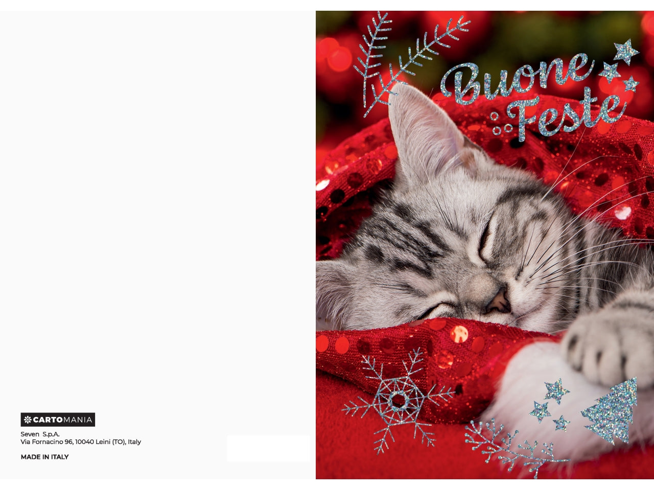 Biglietti natale animali cartomania | Seven