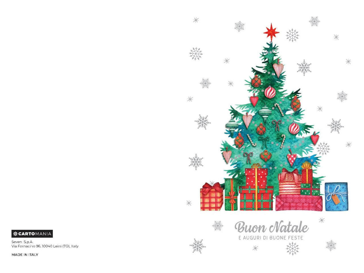 Biglietti natale rilievo cartomania | Seven