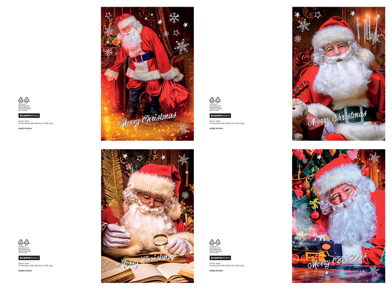 Biglietti natale vintage cartomania | Seven