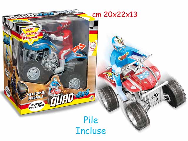 Quad a frizion con luci e suoni