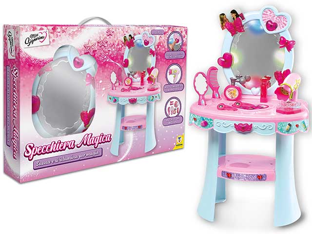 Miss signorina specchiera luci e suoni