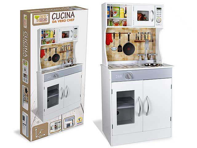 Fatto di legno, cucina in legno 90cm