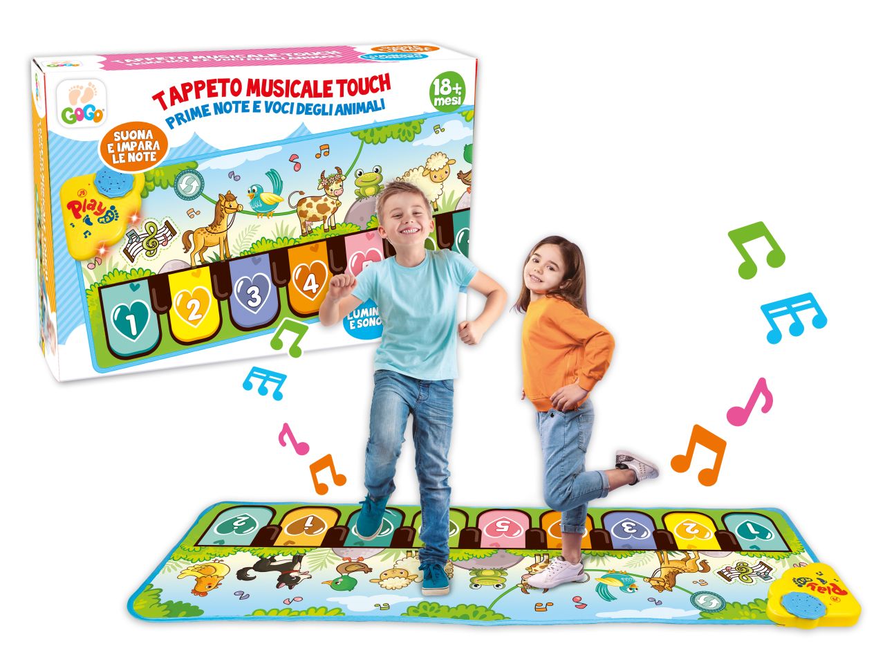 Gogo - tappeto musicale touch luci e suoni