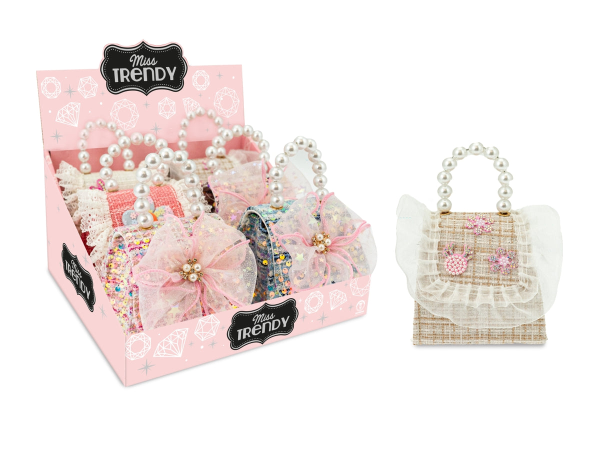 Mini pochette chic paille. 6 assortiti ortiti