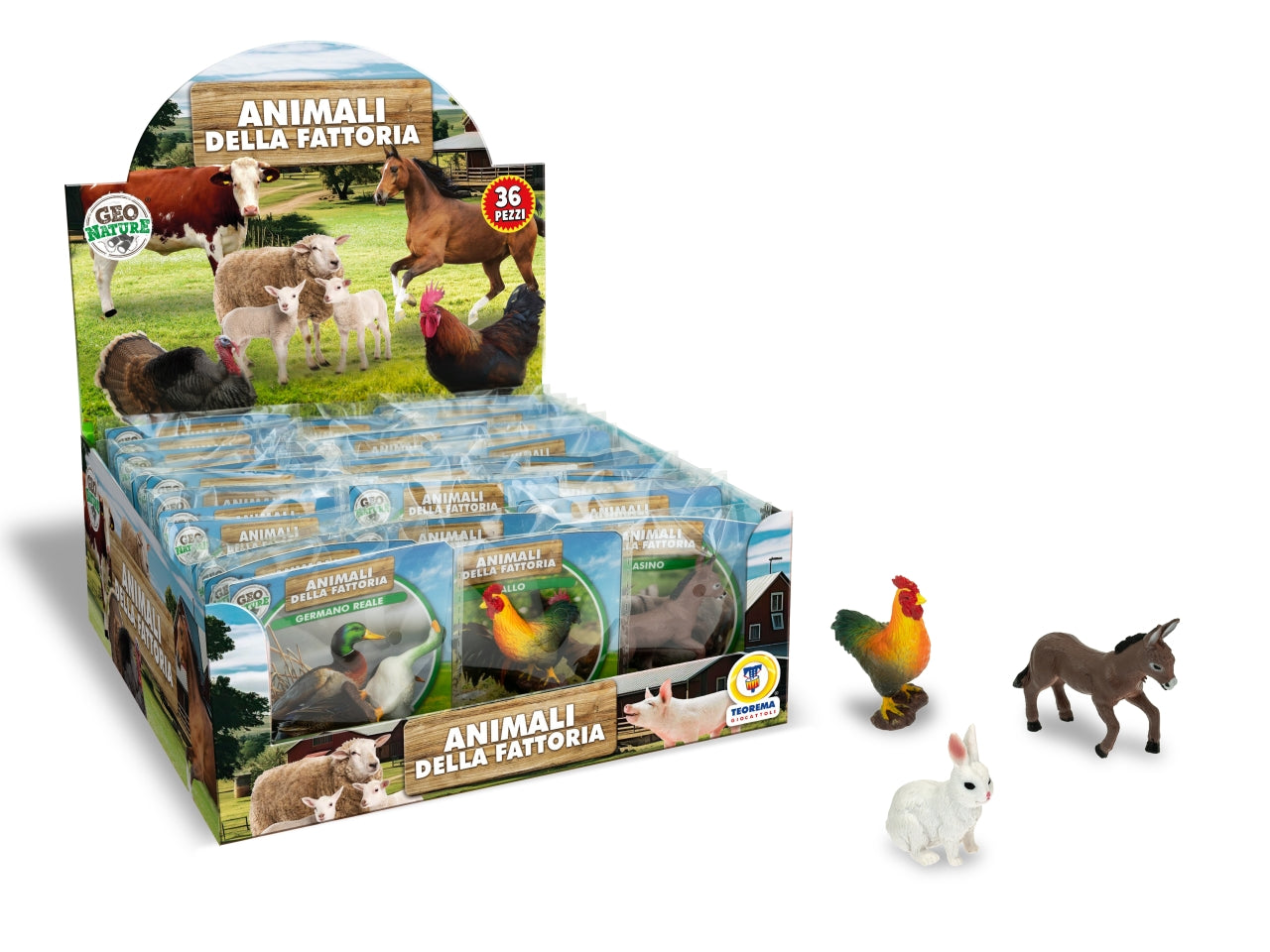 Geo nature - animali del mondo 12 modelli assortiti