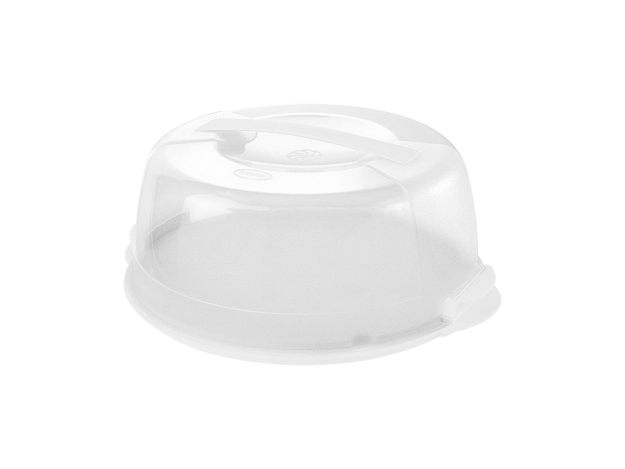 Portatorte misura 30cm per tiramisù smontabile colore bianco
