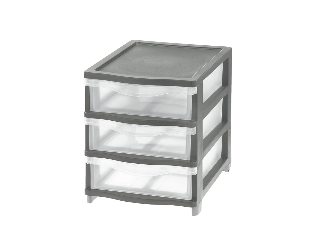 Cassettiera con 3 cassetti bassi cover line