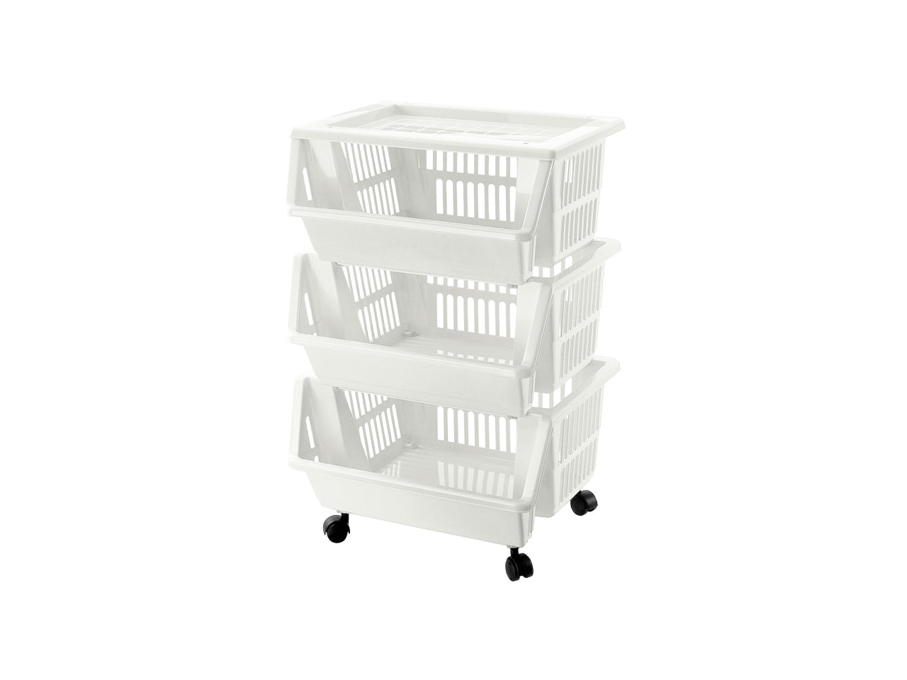 Carrello portaverdure unico 1 bianco