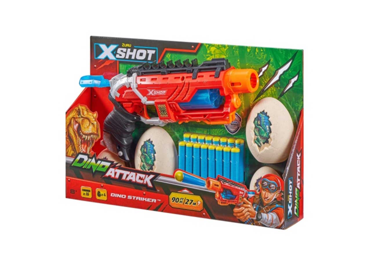 X-shot Pistola Giocattolo Dino Attack dino striker