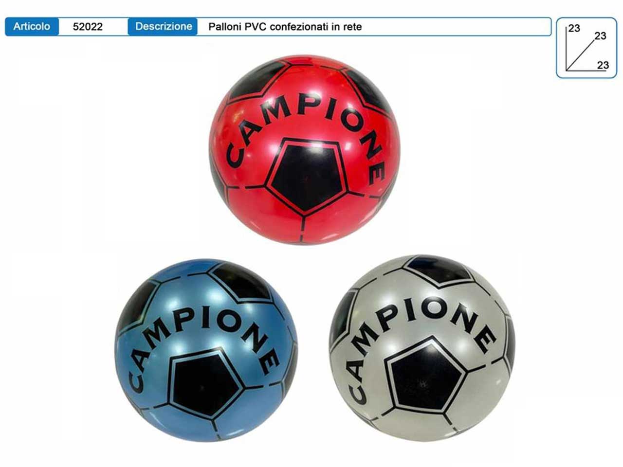 Palla campione 23cm 120gr