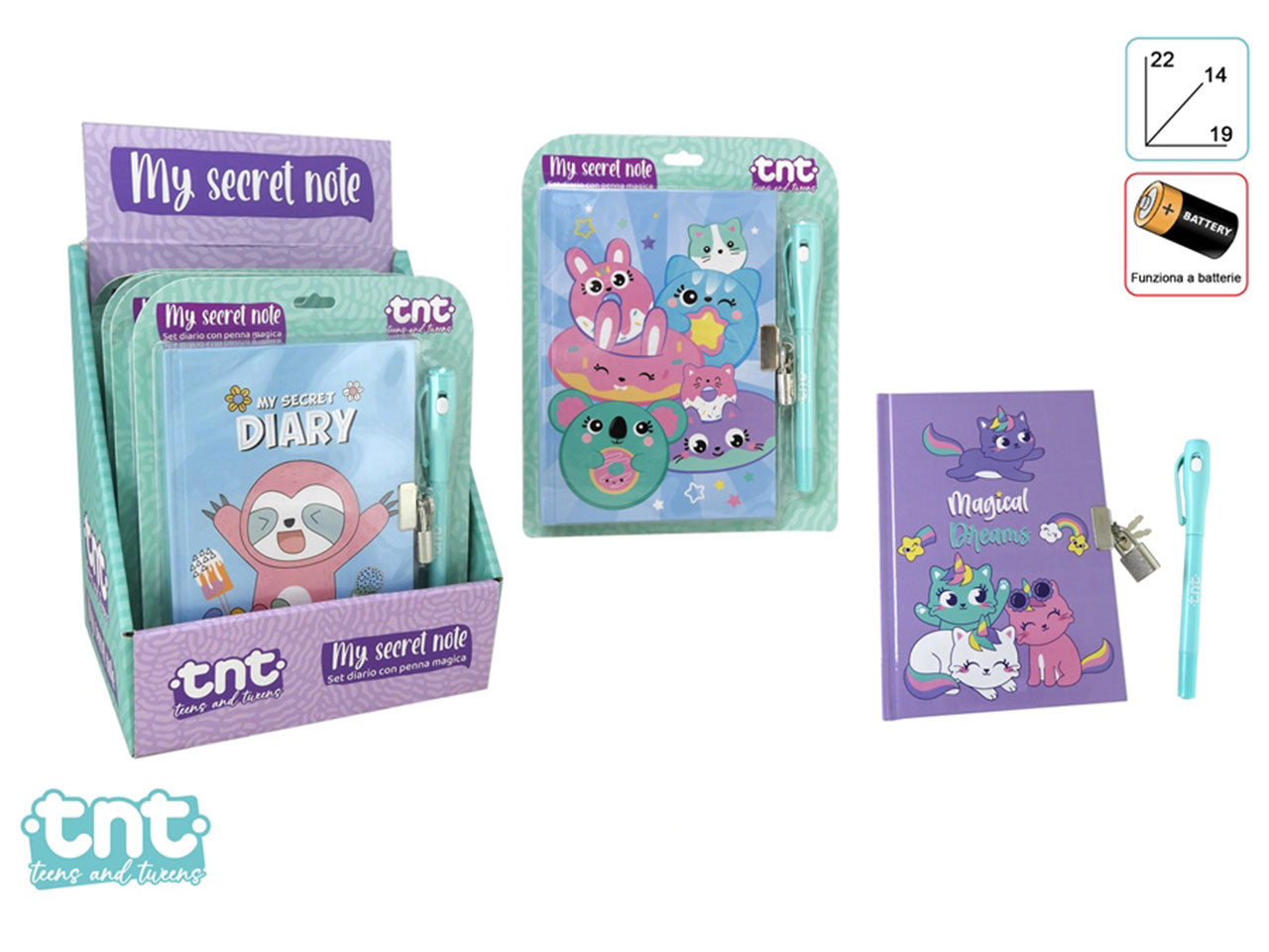 Tnt diario con penna magica-92004
