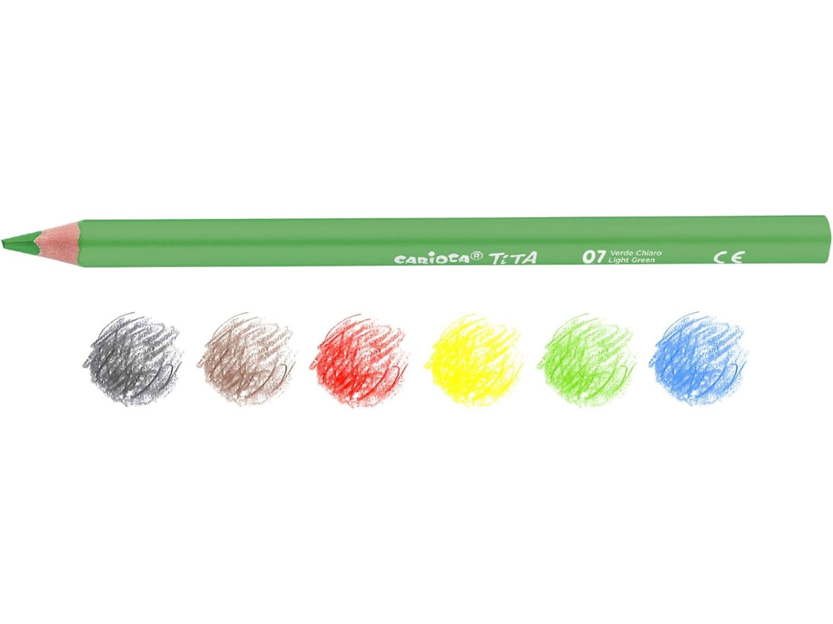 Pastelli colorati esagonali fusto uguale alla mina colori assortiti d 3 mm carioca