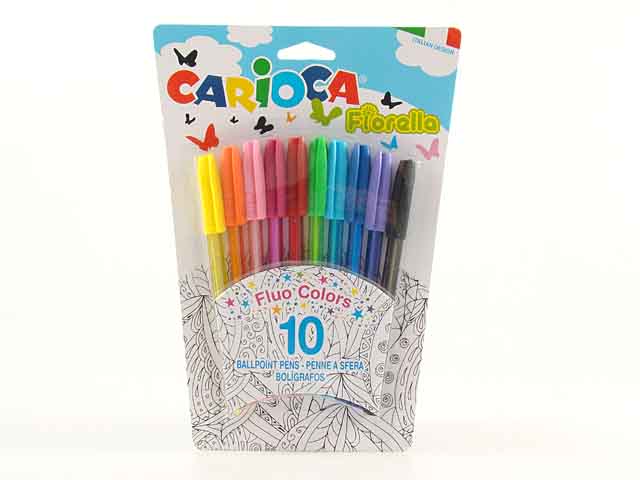 Penna fiorella 10 pezzi