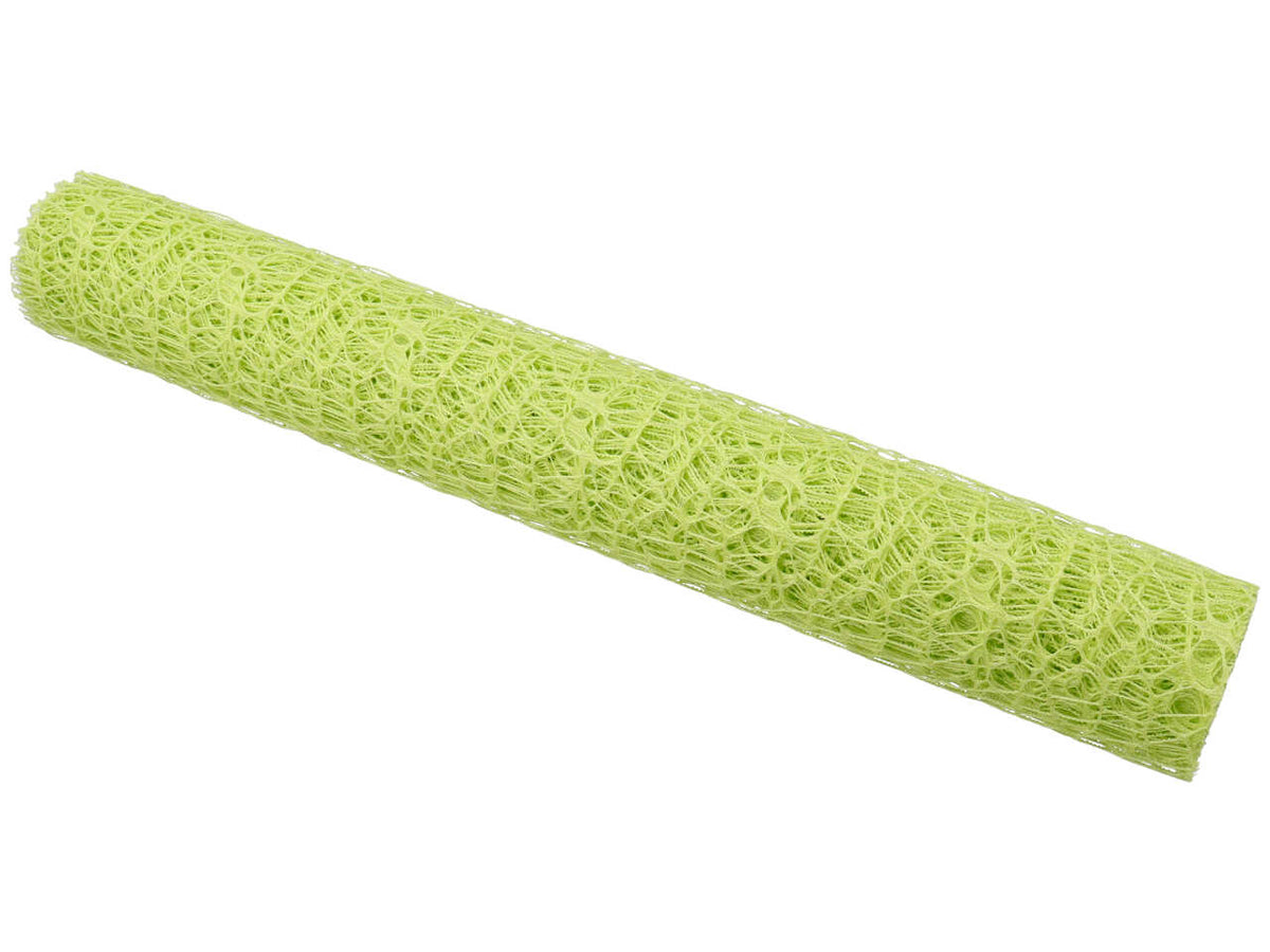 Rotolo a rete larga per fiori verde mela in plastica 48cmx5mt - Arte in Fiore