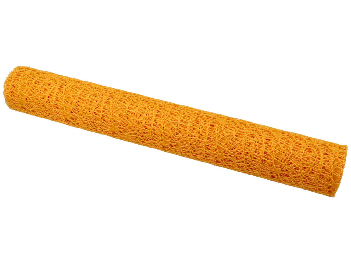 Rotolo a rete larga per fiori giallo girasole in plastica 48cmx5mt - Arte in Fiore