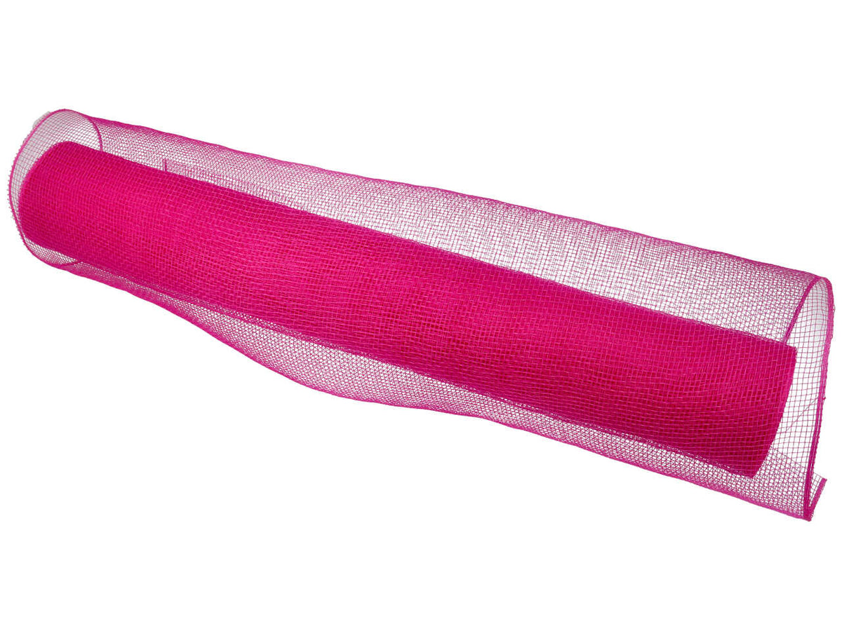 Rotolo deconet a rete stretta fucsia in plastica 53cmx9,15mt - Arte in Fiore