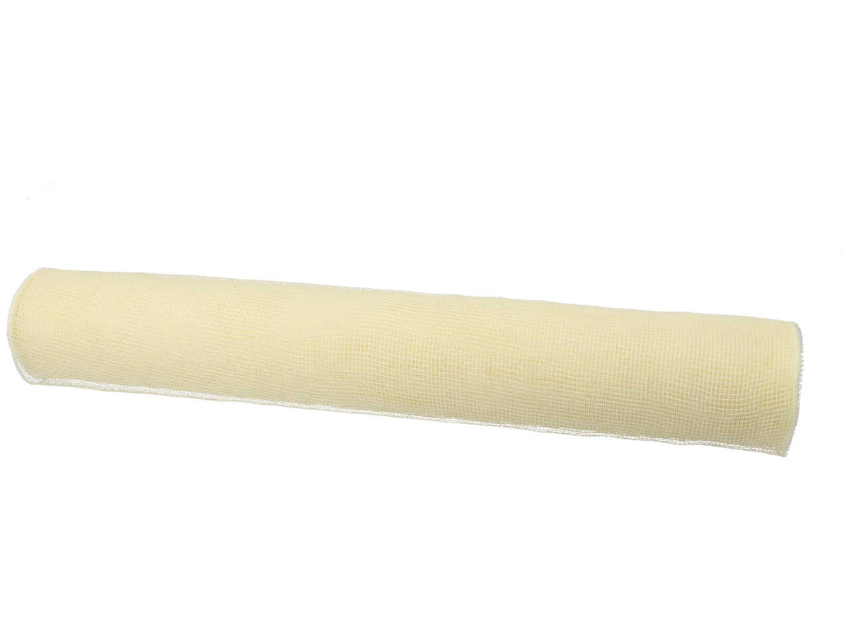 Rotolo deconet a rete stretta panna in plastica 53cmx9,15mt - Arte in Fiore