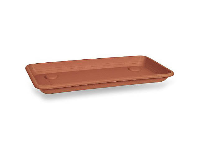 Sottofioriera rettangolare Anthea 100cm colore terracotta