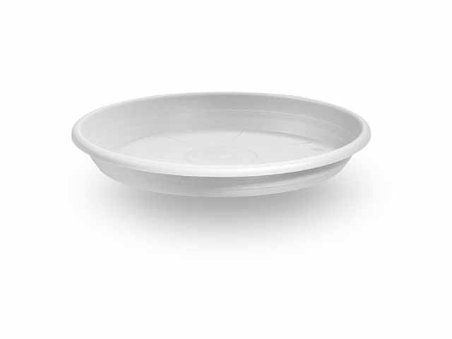 Sottovaso cilindro 22cm bianco