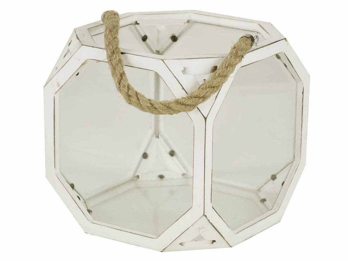 Lanterna bianca h23cm 9157510000